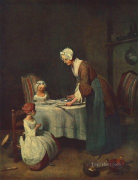 La oración ante mí Jean Baptiste Simeon Chardin Pinturas al óleo